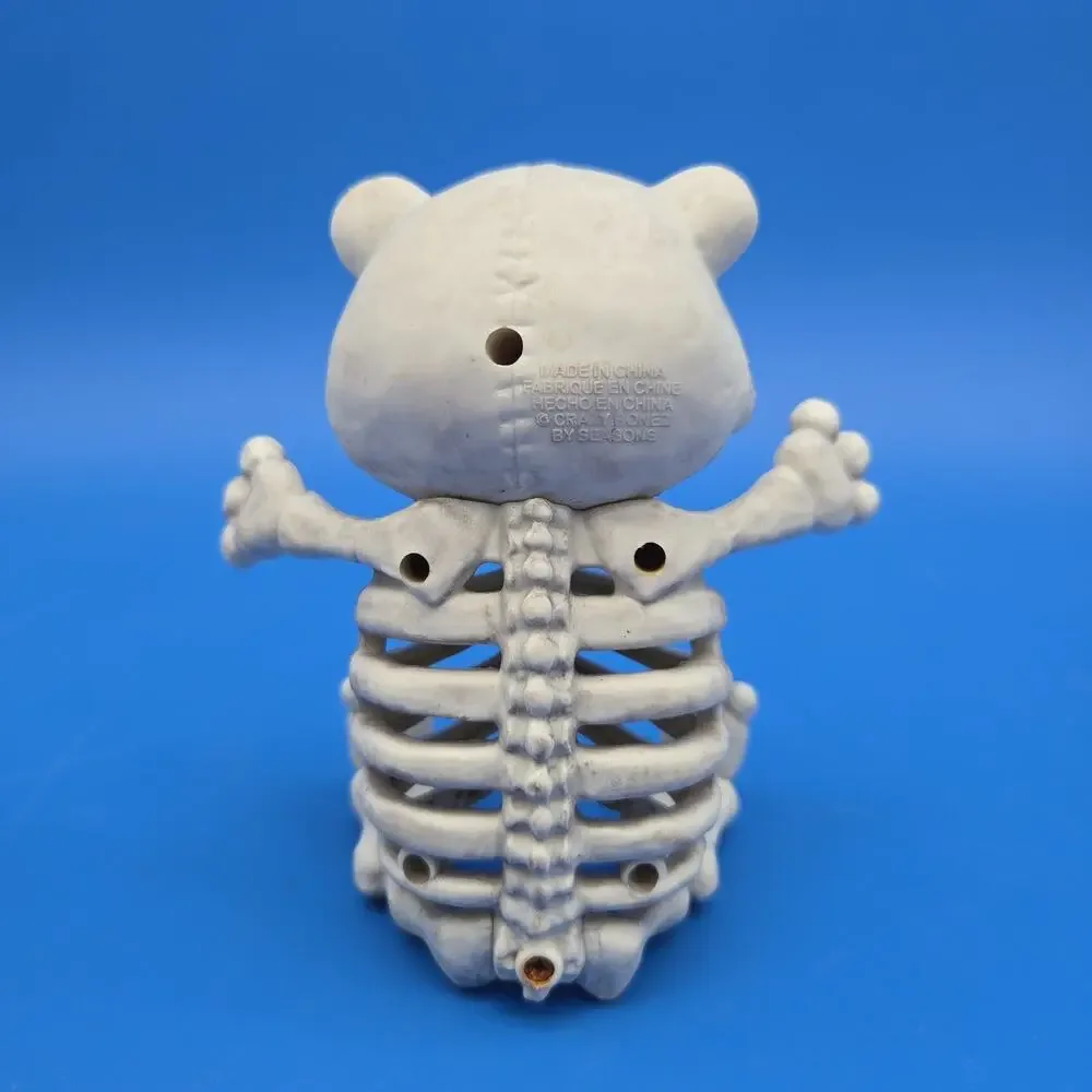 Lot Of 2 Seasons Crazy Bonez Teddy Bear Skeletons Halloween Decor Props